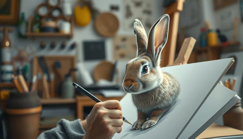  Foto zu Hase malen einfach - Schritt für Schritt Anleitung 